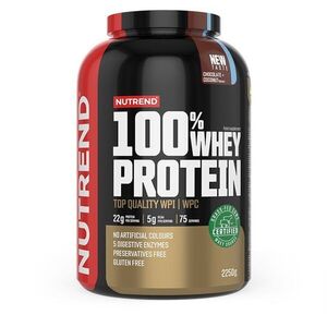 Nutrend 100% Whey Protein, 2250 g, csokoládé + kókusz kép