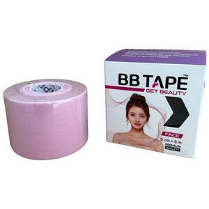 BB Tape tape arcra, 5 cm × 5 m, rózsaszín cherry, 1 darab kép