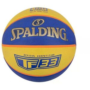 SPALDING TF-33 GOLD - YELLOW/BLUE SZ6 RUBBER BASKETBALL kép
