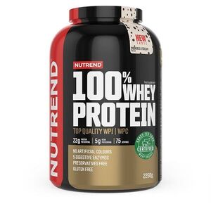 Nutrend 100% Whey Protein 2250 g, cookies-cream kép