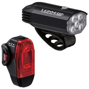 Lezyne Fusion Drive 500+ / KTV Drive Pro+ Pair Satin Black/Black kép