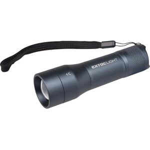 EXTOL LIGHT zseblámpa, zoom, teljesen fém, CREE XPG, 43153 kép