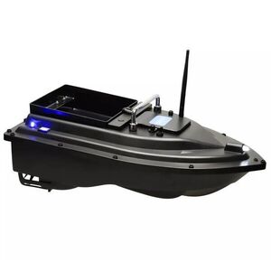 KIK KX3307 RC Zakrmovací zavážecí rybářská loď 12000 mAh, 500 m černá kép