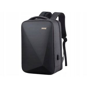 Verk 14687 zárható utazó laptop hátizsák, 42×30×14 cm, fekete-szürke kép
