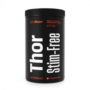 GymBeam Thor Stim-free 420 g, eper és kivi kép