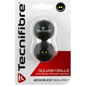 Tecnifibre squash labda két sárga pontos kép
