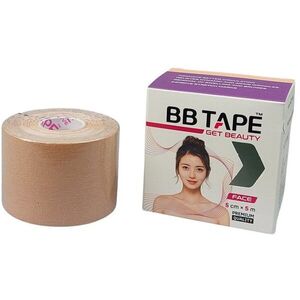 BB Tape arcra, 5 cm×5 m bézs, 1 darab kép