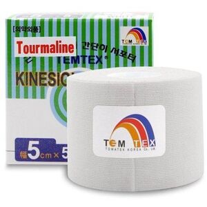 Temtex Tourmaline fehér 5 cm-es kineziológiai szalag kép