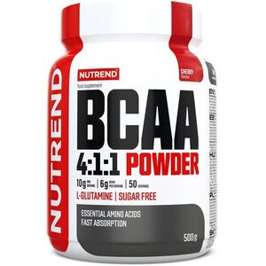 Nutrend BCAA 4: 1: 1 POWDER, 500 g, cherry kép