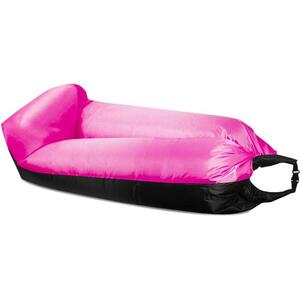 Aga LAZY BAG felfújható ülőzsák 230 × 70 cm, fekete/rózsaszín kép