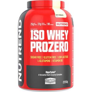 Nutrend ISO Whey Prozero 2250 g, fehér csokoládé kép