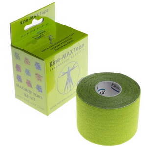 Kine-MAX SuperPro Rayon kineziológiai szalag zöld kép