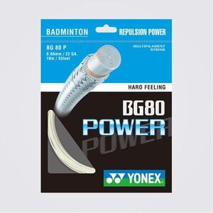 Yonex BG 80 POWER, 0, 68 mm, 10 m, fehér kép