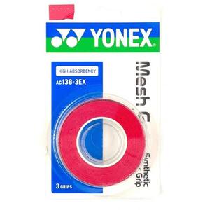Yonex Mesh Grip 3db, piros kép