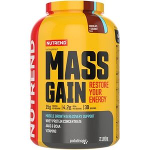 Nutrend Mass Gain 2100 g, csokoládé+kókuszdió kép