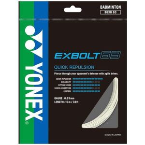 Yonex EXBOLT 63, 0, 63 mm, 10 m, fehér kép