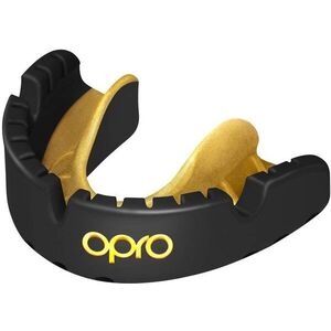 OPRO GOLD BRACES fogvédő, fekete/arany kép