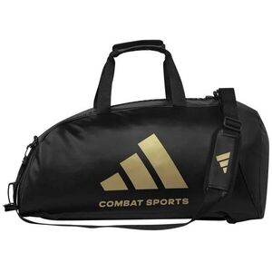 ADIDAS 2in1 Bag PU Combat Sports S, black/gold kép
