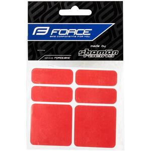 Force fényvisszaverő matricák, 6 db, piros kép