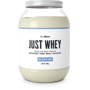GymBeam Protein Just Whey 1000 g, white chocolate coconut kép