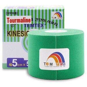 Temtex Tourmaline zöld 5 cm-es kineziológiai szalag kép