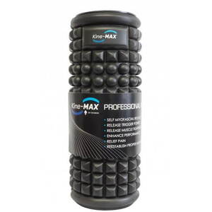 Kine-Max Professional Massage Foam Roller - Fekete Masszázshenger kép