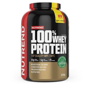 Nutrend 100% Whey Protein 2250 g, banán+eper kép