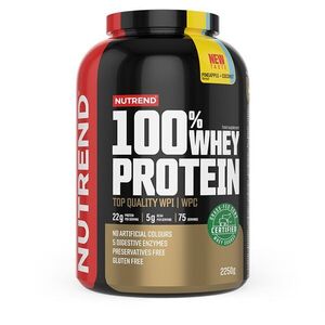 Nutrend 100% Whey Protein 2250 g, ananász+kókusz kép