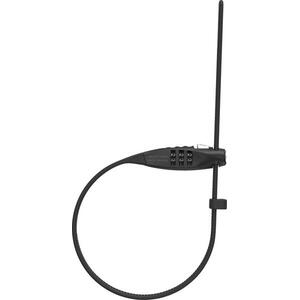 Abus Combiflex Speciális zárható húzókábel acél maggal, 45 cm hosszú kábel, fekete kép