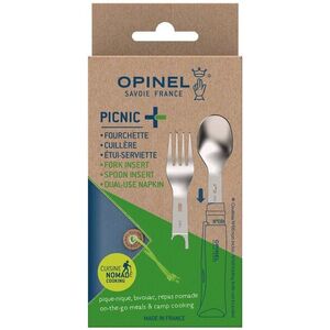 OPINEL Picnic+ (kanál, villa, szalvéta - kés nélkül - N°8-as késekhez alkalmas) kép