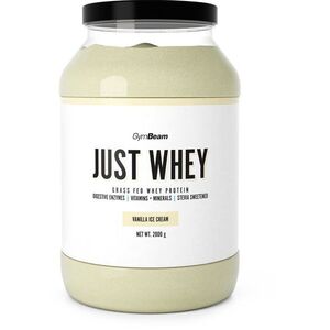 GymBeam Protein Just Whey 2000 g, vanilla ice cream kép