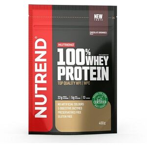 Nutrend 100% Whey Protein 400 g, csokoládés brownies kép
