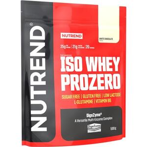 Nutrend ISO Whey Prozero 500 g, fehér csokoládé kép