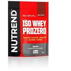 Nutrend ISO WHEY PROZERO, 500 g, csokis brownie kép
