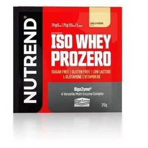 Nutrend ISO WHEY PROZERO, 500 g, vaníliás puding kép