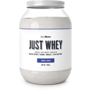 GymBeam Protein Just Whey 1000 g, Cookies & Cream kép