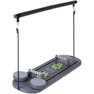 Trizand 27190 Multifunkcionális Pilates edződeszka fogantyúkkal, 97 × 35 cm, szürke kép