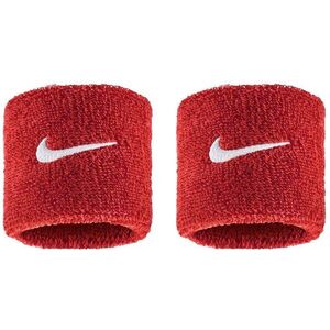 Nike Swoosh Classic csuklópánt, piros/fehér, 2 db kép