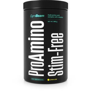 GymBeam ProAMINO stim-free 390g, lemon lime kép