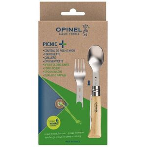 OPINEL Picnic+ (kanál, villa, szalvéta - késsel együtt N°08 - bükk) kép