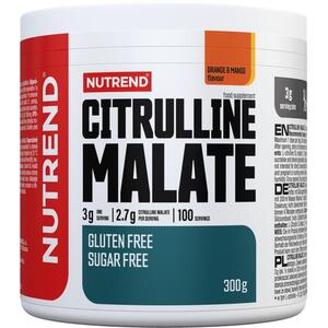 Nutrend Citrulline Malate 300g, narancs + mangó kép