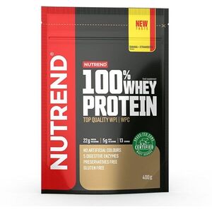 Nutrend 100% Whey Protein 400 g, banán+eper kép