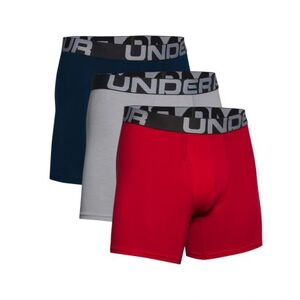 Férfi boxeralsók UNDER ARMOUR UA Charged Cotton 6in 3 Pack-RED kép