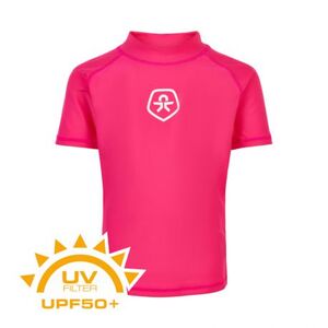 Lány fürdőpóló COLOR KIDS T-shirt - Solid-571-Pink Yarrow kép