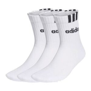 Zoknik ADIDAS 3 PACK-CUSH HALF CRW C 3S LIN-WHITE WHITE WHITE kép