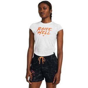 Női rövid ujjú póló UNDER ARMOUR Undrgrnd Cap Slv Tee-WHT kép