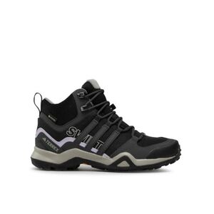 Női bokáig érő túracipő ADIDAS Terrex Swift R2 Mid GTX Ws core black solid grey purple tint kép