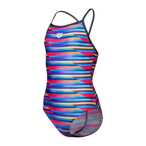 Lány úszó egyrészes fürdőruhája ARENA Girl´s Arena Racing Stripe Lightdrop B. kép