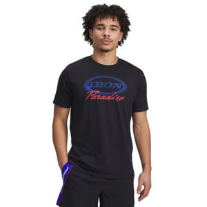 Férfi rövid ujjú póló UNDER ARMOUR Iron SS-BLK kép