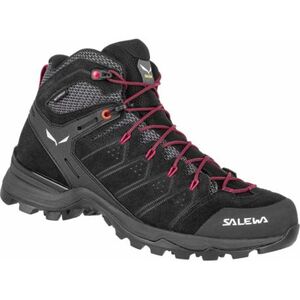 Női bokáig érő túracipő SALEWA Alp Mate Mid PTX W black out virtual pink kép